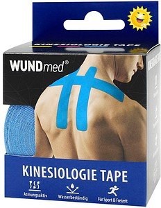 WUNDmed® Tape Kinesiologie 04-041 blau 5,0 cm x 5,0 m, 1 Rolle
