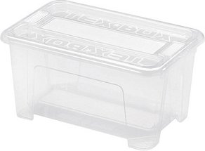 TEX Aufbewahrungsbox transparent 28,0 x 18,5 x 14,0 cm