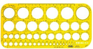 Thumbnail - M + R Zeichenschablone gelb