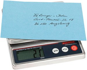 SOEHNLE PROFESSIONAL Briefwaage 9202 silber für max. 0,5 kg