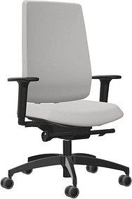 Dauphin Bürostuhl Indeed operator Stoff grau, Gestell schwarz