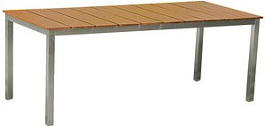 Thumbnail - Garden Pleasure Gartentisch DALLAS braun rechteckig 90,0 x 200,0 x 75,0 cm