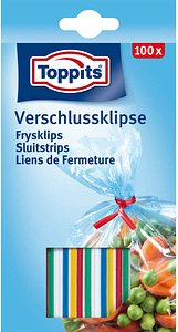 Toppits Verschlussclips mehrfarbig, 100 St.