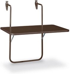 Thumbnail - BEST Boy Balkonhängetisch Kunststoff braun 60,0 x 40,0 x 5,0 cm