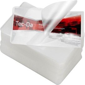 GBC Laminierfolien glänzend für Kreditkartenformat 125 micron, 100 St.