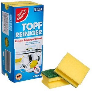 GUT&GÜNSTIG Topfreiniger, 6 St.