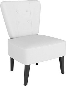 meet by Paperflow Sessel BRIGHTON, 4-Fußgestell, Sitz- und Rückenpolsterung, Kunstlederbezug, B 650 x T 490 x H 410 mm, ...