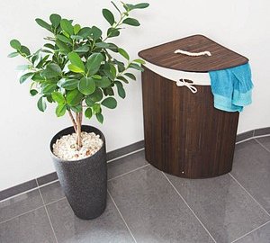 Thumbnail - relaxdays Wäschekorb braun