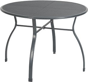 greemotion Gartentisch Toulouse grau rund 100,0 x 100,0 x 74,0 cm