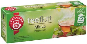 TEEKANNE teeflott Pfefferminztee Tee 25 Portionen