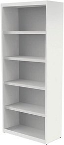 Kerkmann Aktenregal Priola weiß 80,0 x 36,0 x 186,0 cm, 1 St.
