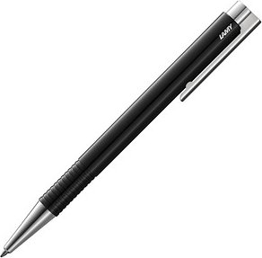 LAMY Kugelschreiber logo M+ black matt, Schreibfarbe: schwarz, 1 St.