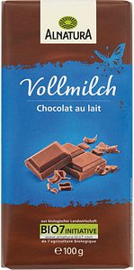 ALNATURA Bio Vollmilch Schokolade 100,0 g