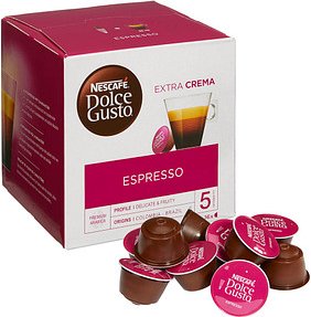 NESCAFÉ DOLCE GUSTO® ESPRESSO Kaffeekapseln, Arabicabohnen 16 Portionen