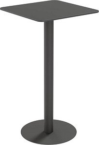 Thumbnail - meet powered by PAPERFLOW CROSS Stehtisch HPL-Platte schwarz 60,0 x 60,0 x 110,0 cm