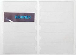 Thumbnail - EICHNER Sichttaschen für Ordnerrücken selbstklebend transparent glatt 180 µm, 500 St.