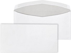 Thumbnail - ÖKI Kuvertierhüllen Natur DIN lang+ ohne Fenster recycling-weiß nassklebend 1.000 St.