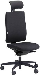 ORIGINAL STEIFENSAND Bürostuhl Ceto Comfort, CT 43501S2 250 Stoff schwarz, Gestell schwarz