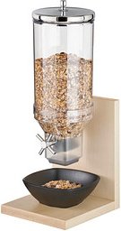 APS Müslispender Bridge Ahorn hellbraun, silber 4,5 l