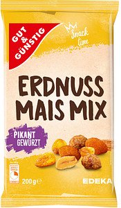 GUT&GÜNSTIG Erdnuss-Mais-Mix Nüsse 200,0 g