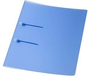10 EICHNER Schlaufenhefter Kunststoff blau DIN A4