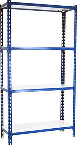 Thumbnail - Simonrack Schwerlastregal SIMONCLICK MEGAPLUS 4 8425437076732 blau, weiß 120,0 x 40,0 x 150,0 cm