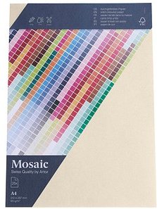 artoz Briefpapier Mosaic elfenbein DIN A4 90 g/qm 25 Blatt