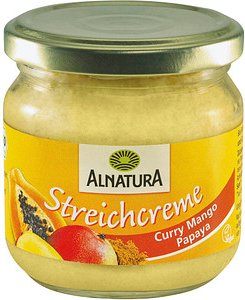ALNATURA Curry Mango Papaya Bio-Brotaufstrich, 180,0 g