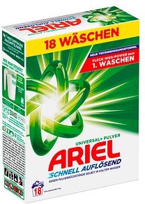ARIEL UNIVERSAL+ Waschmittel Pulver, 0,99 kg