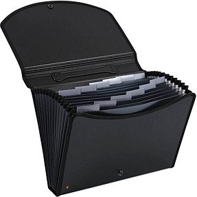 Exacompta Fächermappe Exacase 13 Fächer grau