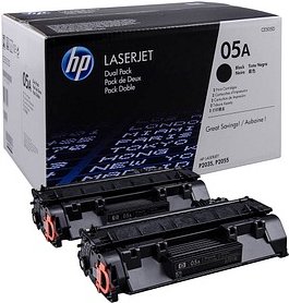 HP 05A (CE505D) schwarz Tonerkartuschen, 2er-Set