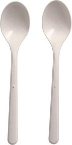 circulware RESBONSIBLES Mehrweg-Kaffeelöffel, Kunststoff weiß, 50 St.