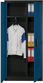 Thumbnail - CP Metallschrank C 2000 Acurado 9260-30 S10338 anthrazit, enzianblau 93,0 x 40,0 x 195,0 cm, aufgebaut, 1 St.