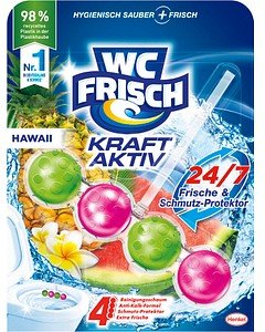 WC FRISCH KRAFT AKTIV WC-Duftspüler Hawaii, 50,0 g