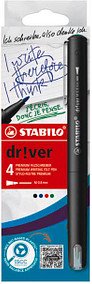 Thumbnail - STABILO dr!ver Filzstifte farbsortiert, 4 St.