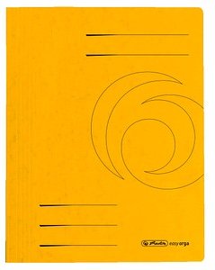 herlitz Schnellhefter Quality Karton gelb DIN A4, 1 St.