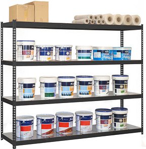 Thumbnail - Simonrack Schwerlast-Weitspannregal SIMONFORTE 8425437101687 anthrazit 210,0 x 60,0 x 200,0 cm