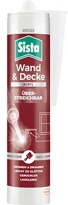 Sista Wand & Decke Maleracryl Dichtstoff Acryl weiß 280,0 ml