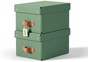 Thumbnail - 2 LEITZ Puro Aufbewahrungsboxen 7,0 l grün 20,0 x 28,0 x 15,0 cm