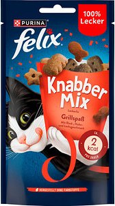 felix® Katzen-Leckerli KnabberMix Grillspaß 8x 60,0 g