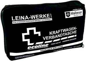 Thumbnail - LEINA-WERKE Erste-Hilfe-Tasche KFZ Compact DIN 13164 schwarz