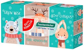 Thumbnail - GUT&GÜNSTIG Taschentücherbox 4-lagig weiß, 100 Tücher