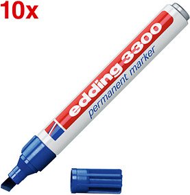 edding 3300 Permanentmarker blau 1,0 - 5,0 mm, 10 St.