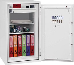 phoenix Tresor Fire Fighter mit Feuerschutz signalweiß 65,5 x 56,0 x 116,0 cm