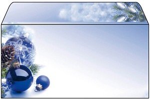 Thumbnail - SIGEL Weihnachtsbriefumschläge Blue Harmony DIN lang ohne Fenster