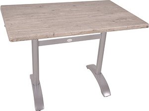 Thumbnail - Garden Pleasure PAMIR Bistrotisch rechteckig Spanplatte hellbraun 110,0 x 70,0 x 74,0 cm, 1 St.