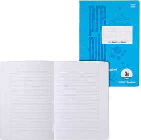 Staufen® Schulheft Premio Lineatur 3R liniert DIN A5 Außenrand, 16 Blatt, 1 St.