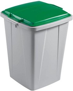 Thumbnail - DURABLE Durabin 90 Mülleimer 90,0 l grau, grün, 1 St.