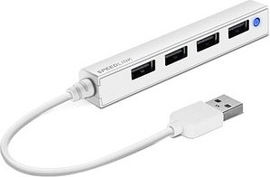 speedlink USB-Hub SNAPPY SLIM 4-fach weiß