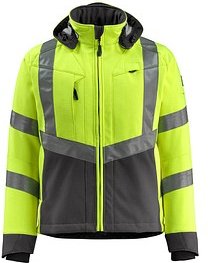 Thumbnail - MASCOT® unisex Warnjacke Blackpool warngelb, anthrazit Größe XL